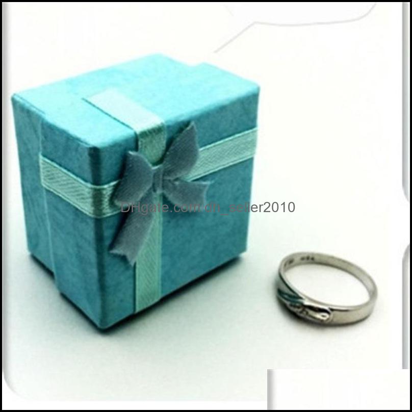 Jewelry Boxes 24Pcs Jewelry Gift Box For Ring Size 4Cm 1.6" X X3Cm 1.2" Mix Color 506 Q2 Drop Delivery 2021 Packaging Display Dhseller Dhzah