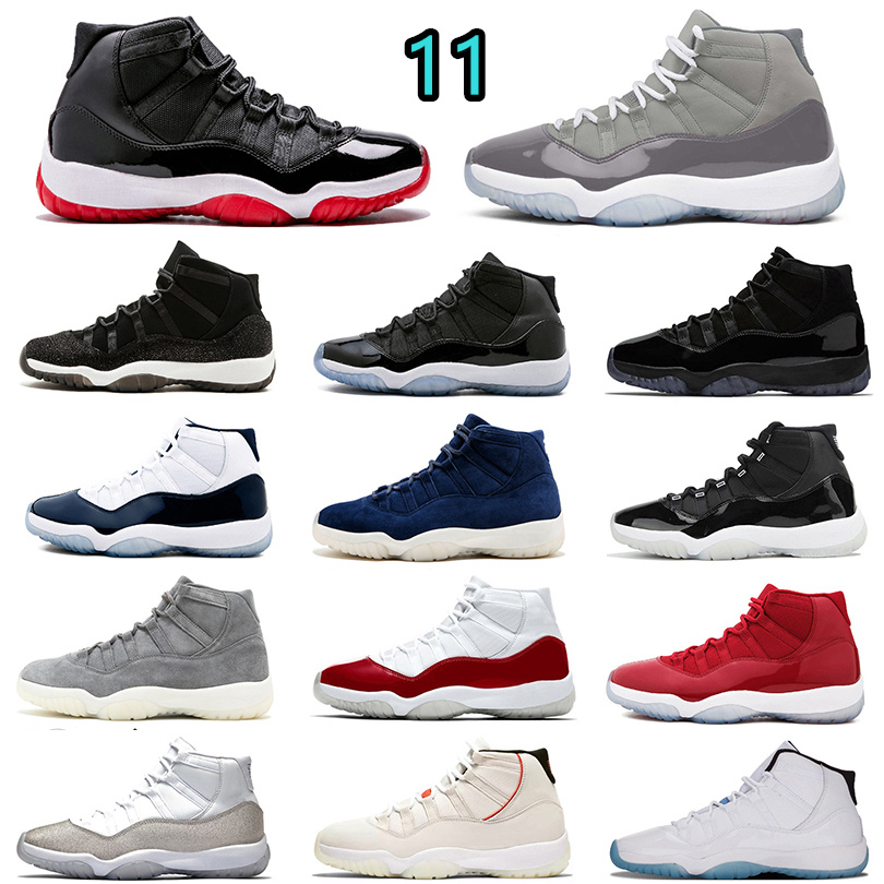 11 Basketball Shoes Bred Space Jam Cool Grey Black Stingray Heiress Cap and Gown Chicago Concord Jubilee Rose Gold Navy Gum Pure Violet Snakeskin Citrus 11s Mid Low, Item#18
11 Basketball Shoes Bred Space Jam Cool Grey Black Stingray Heiress Cap and Gown Chicago Concord Jubilee Rose Gold Navy Gum Pure Violet Snakeskin Citrus 11s Mid Low, Item#18
