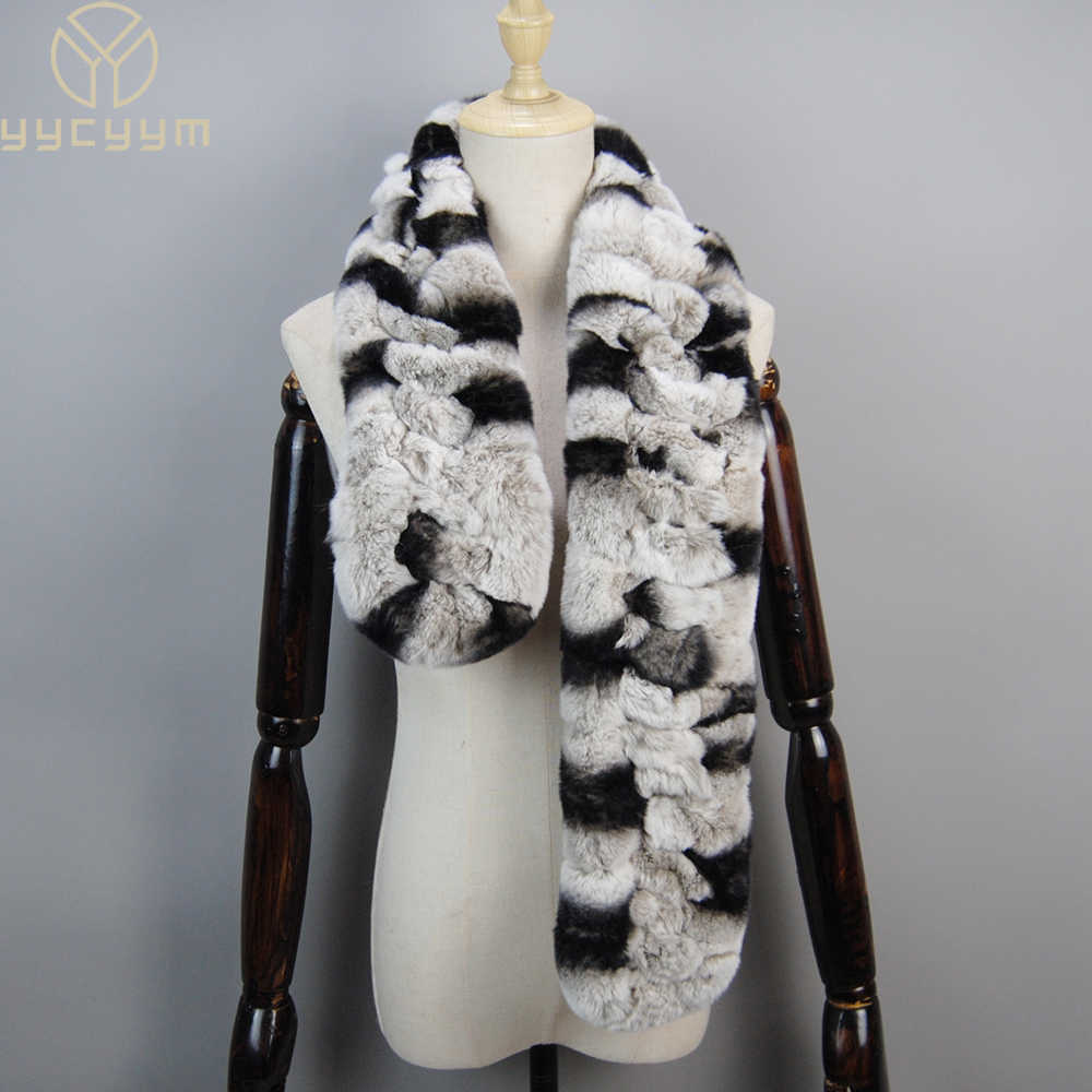 Scarves New Arrivals Women Real Rex Rabbit Fur Scarf Lady Fashion Knitted Warm Soft Winter 100% Natural Muffler Y2209
Scarves New Arrivals Women Real Rex Rabbit Fur Scarf Lady Fashion Knitted Warm Soft Winter 100% Natural Muffler Y2209