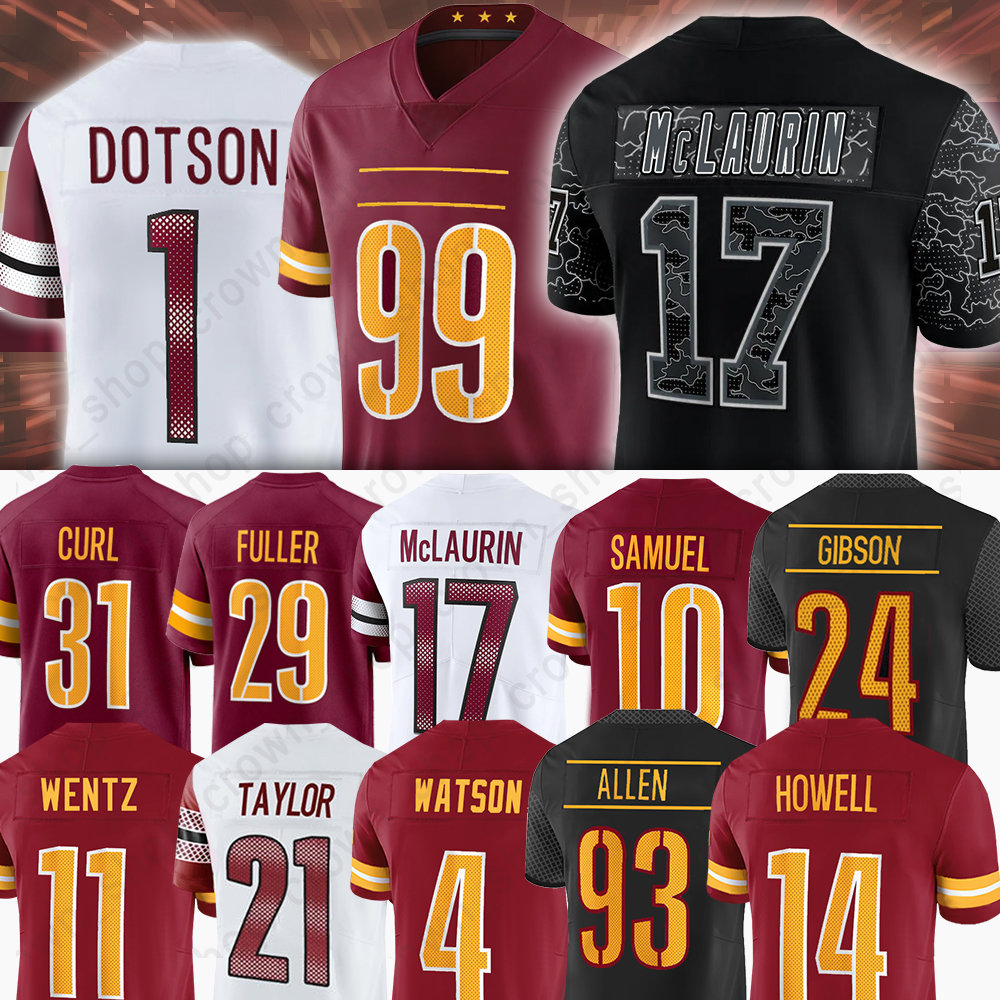Washingtons 17 Terry McLaurin Commanders Football Jerseys Jahan Dotson Curtis Samuel Carson Wentz Chase Young Kamren Curl Jonathan Allen Montez Sweat Sam Howell, Men(hong pi)
Washingtons 17 Terry McLaurin Commanders Football Jerseys Jahan Dotson Curtis Samuel Carson Wentz Chase Young Kamren Curl Jonathan Allen Montez Sweat Sam Howell, Men(hong pi)