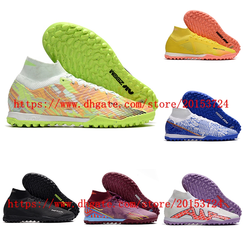 Mens Soccer shoes Zoomes Mercurial Superfly IX Elite TF Cleats Turf Football Boots Scarpe Da Calcio Mens CR7 Neymar Ronaldo, As picture 1
Mens Soccer shoes Zoomes Mercurial Superfly IX Elite TF Cleats Turf Football Boots Scarpe Da Calcio Mens CR7 Neymar Ronaldo, As picture 1