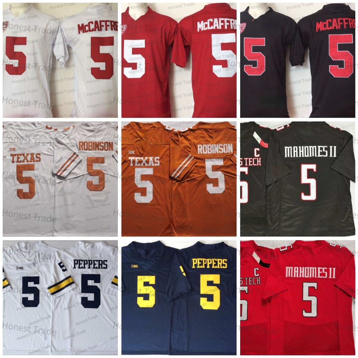 American College Football Wear NCAA 5 Christian McCaffrey Football Jersey Texas Tech 5 Patrick Mahomes II Michigan Peppers White College Wears Outdoors Mens Jersey, Men jersey
American College Football Wear NCAA 5 Christian McCaffrey Football Jersey Texas Tech 5 Patrick Mahomes II Michigan Peppers White College Wears Outdoors Mens Jersey, Men jersey