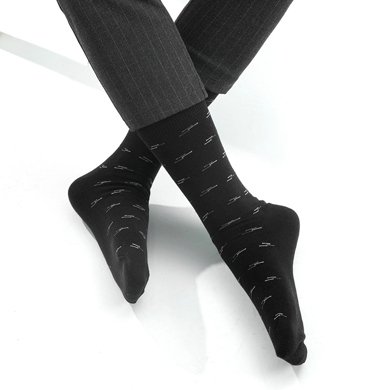 Men's Socks 6 Pairs High Quality Business Men Socks Cotton Casual Soft Compression Fashion n Male's Black Plus Size Dress Sock 220923