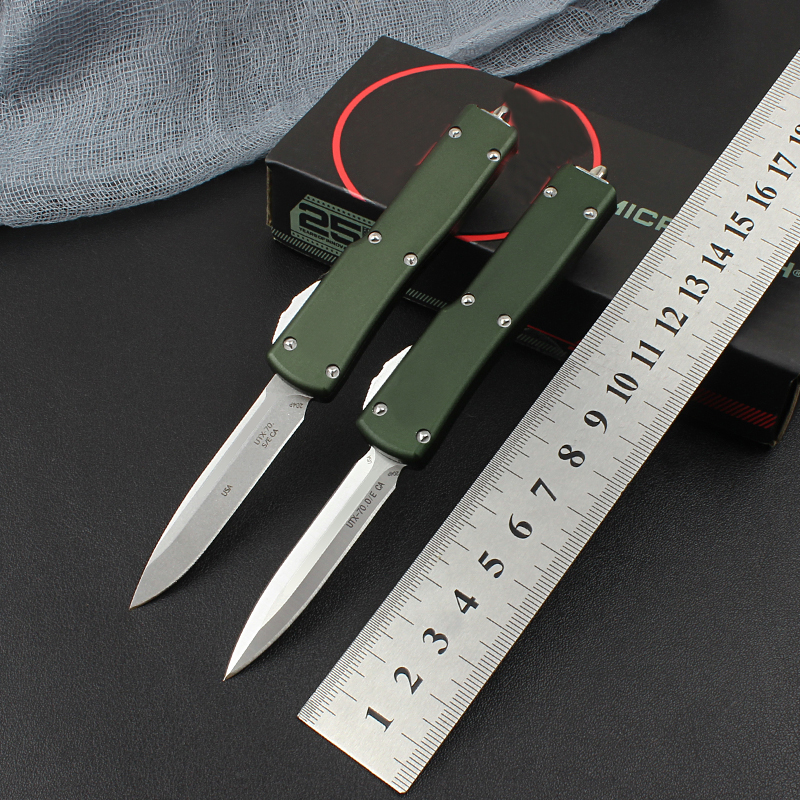 Mini UT70 UTX-70 Tactical Hunting Portable Automatic Knife D2 Blade 6061-T6 Aluminum Handle Outdoor EDC Camping Tool Holiday UT88 UT85 Gifts
Mini UT70 UTX-70 Tactical Hunting Portable Automatic Knife D2 Blade 6061-T6 Aluminum Handle Outdoor EDC Camping Tool Holiday UT88 UT85 Gifts