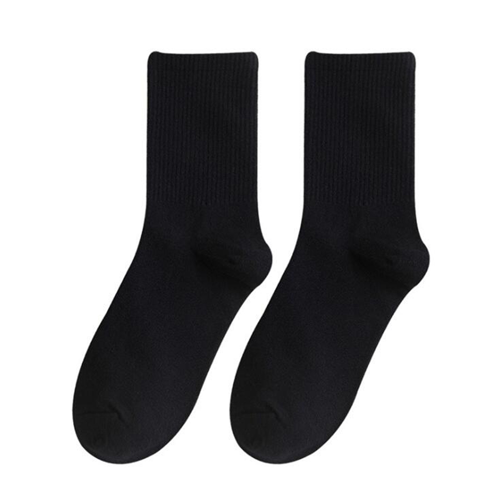 Men's Socks 5Pairslot Thicken Cotton Solid Terry Long Women Black White Warm Thick Male Sport Casual Calcetines 220923