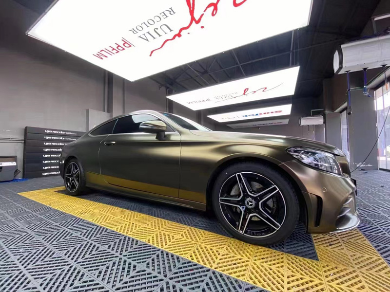 Premium Pearl Matte Metallic Bond Gold Vinyl Wrap Film Vehicle Car Wrapping Foil with Air Channel Release Adhesive Decal