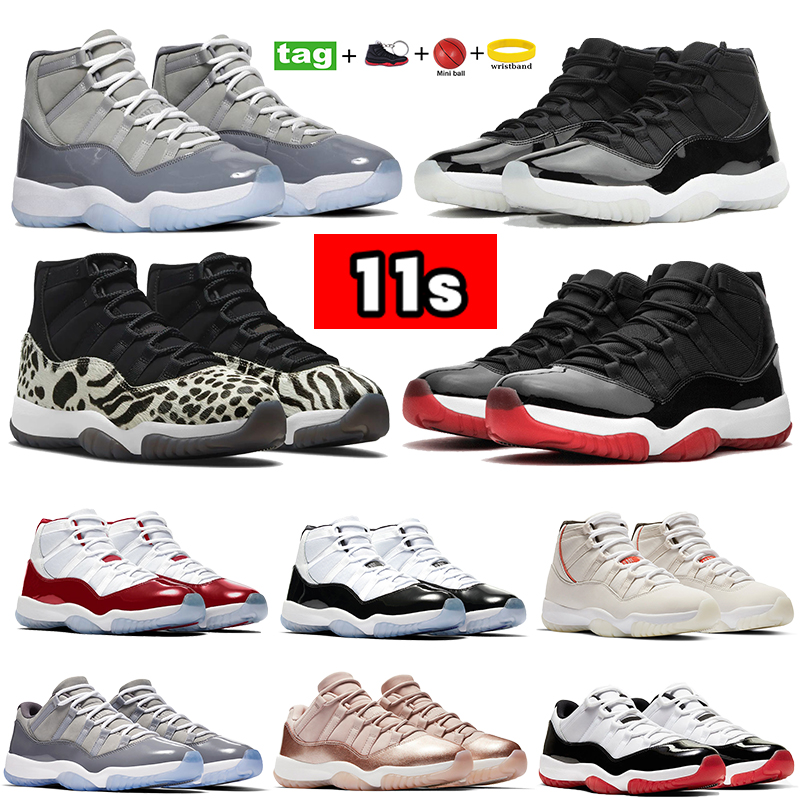 Cool Grey 11s Basketball Shoes 11 Jubilee Bred Cherry Animal Instinct Midnight Navy Velvet Man Women sneakers Cap and Gown Platinum Tint Low Navy Gum trainers, No.42- shoe box