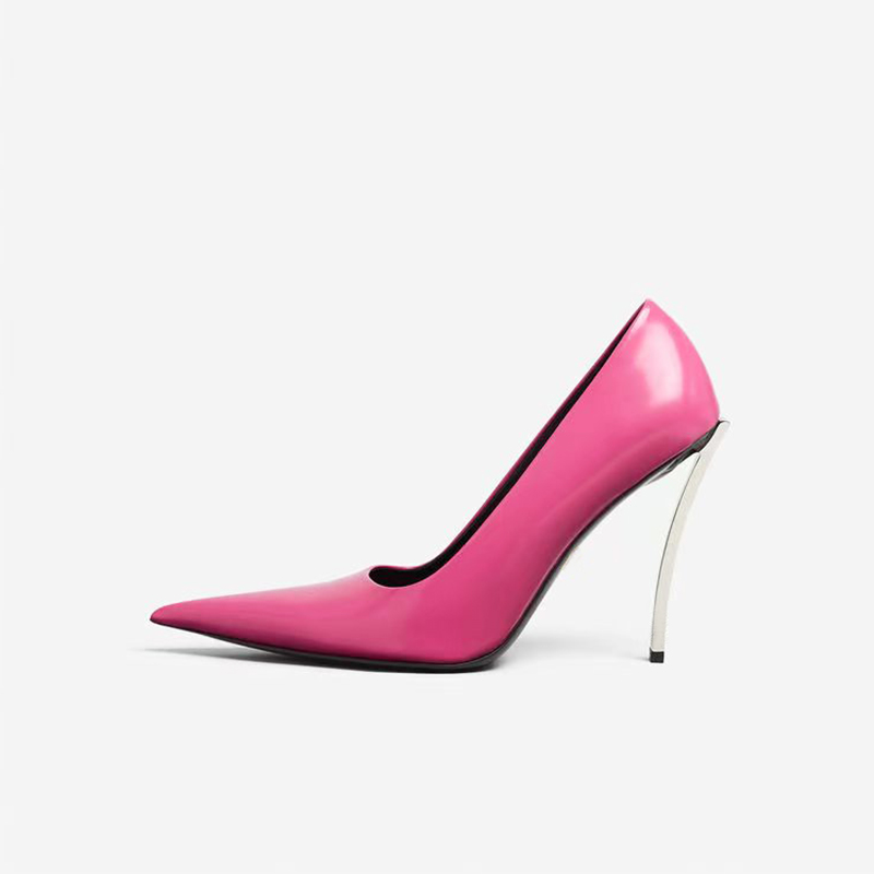 Top metal heel high-heeled shoes Luxury designer dressshoes Rose red green pink pointed 11CM leather shiny formal wedding shoes Factory footwear, Blue
Top metal heel high-heeled shoes Luxury designer dressshoes Rose red green pink pointed 11CM leather shiny formal wedding shoes Factory footwear, Blue