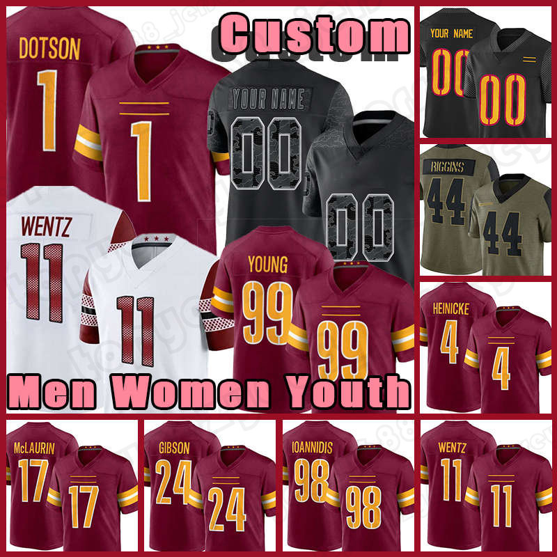 1 Jahan Dotson Football 11 Carson Wentz 99 Chase Young John Riggins Jersey Washingtons Sam Howell Commanders Terry McLaurin Sean Taylor Antonio Gibson Curtis Samuel, Custom men (h p)
1 Jahan Dotson Football 11 Carson Wentz 99 Chase Young John Riggins Jersey Washingtons Sam Howell Commanders Terry McLaurin Sean Taylor Antonio Gibson Curtis Samuel, Custom men (h p)
