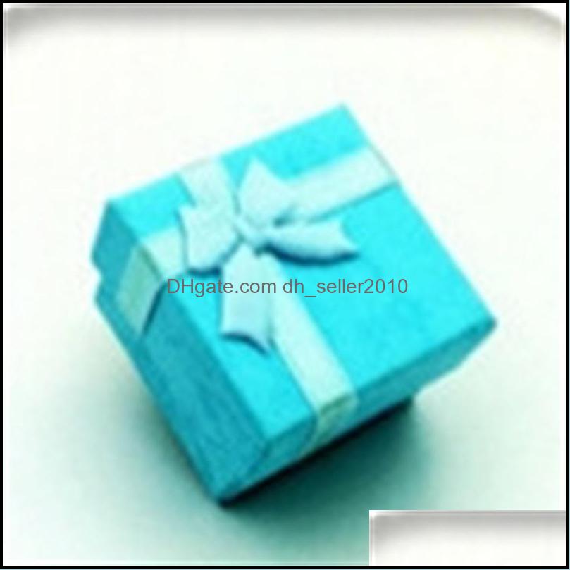 Jewelry Boxes 24Pcs Jewelry Gift Box For Ring Size 4Cm 1.6" X X3Cm 1.2" Mix Color 506 Q2 Drop Delivery 2021 Packaging Display Dhseller Dhzah
