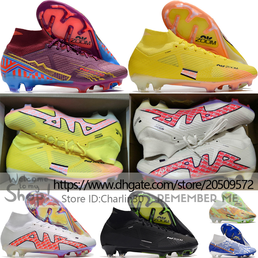 Send With Bag Soccer Boots Mercurial Superfly 9 Elite FG Knit Socks ACC Football Cleats Mens Outdoor Firm Ground Spikes High Ankle Ronaldo Mbappe Soccer Shoes US6.5-12, Ultra se
Send With Bag Soccer Boots Mercurial Superfly 9 Elite FG Knit Socks ACC Football Cleats Mens Outdoor Firm Ground Spikes High Ankle Ronaldo Mbappe Soccer Shoes US6.5-12, Ultra se