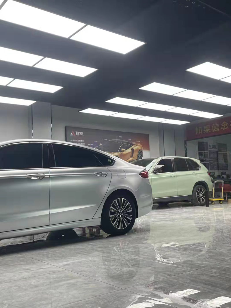 Premium Pearl Matte Metallic Silver Vinyl Wrap Film Adhesive Decal Car Wrapping Roll with Air Release Channel