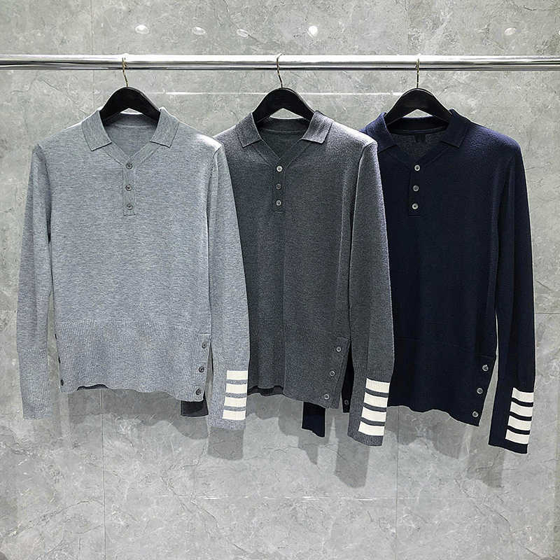 New Tb Thom Brand Sweaters Men Women Lapel Clothing Patchwork Striped Wool Thick 2022 Fashion Autumn Winter Casual Coat, Navy blue
New Tb Thom Brand Sweaters Men Women Lapel Clothing Patchwork Striped Wool Thick 2022 Fashion Autumn Winter Casual Coat, Navy blue