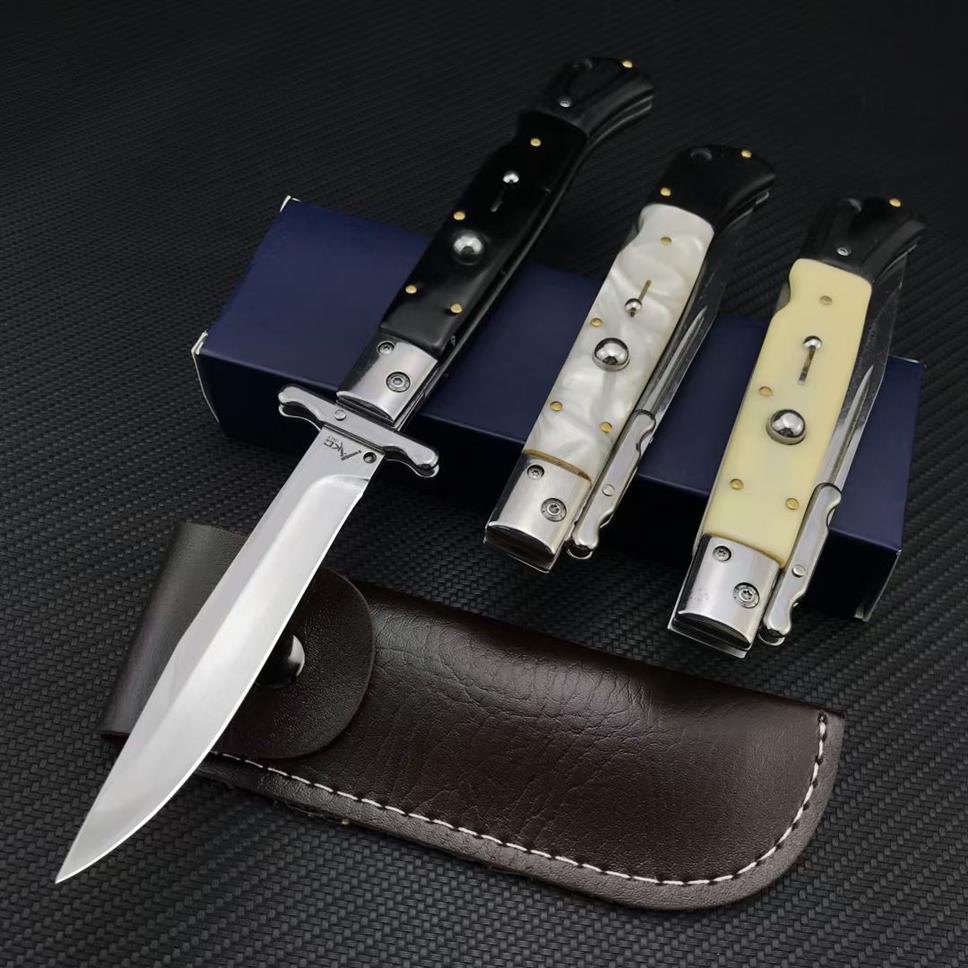 Classical Tactical Folding Knife 10 Inch Italian Godfather Mafia Stiletto Automatic Horizontal Knives 440c Blade Survival Outdoor 258N 
Classical Tactical Folding Knife 10 Inch Italian Godfather Mafia Stiletto Automatic Horizontal Knives 440c Blade Survival Outdoor 258N