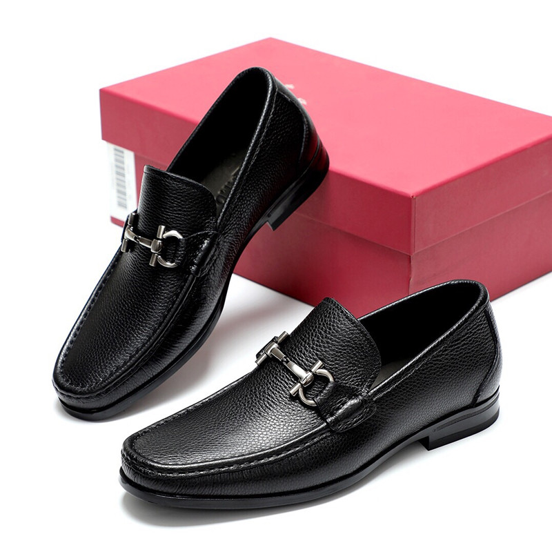 Design Dress Shoes fashion Men Black Genuine Leather Round head Designer Mens Business Oxfords gentlemen travel walk casual comfort, Black 01
Design Dress Shoes fashion Men Black Genuine Leather Round head Designer Mens Business Oxfords gentlemen travel walk casual comfort, Black 01