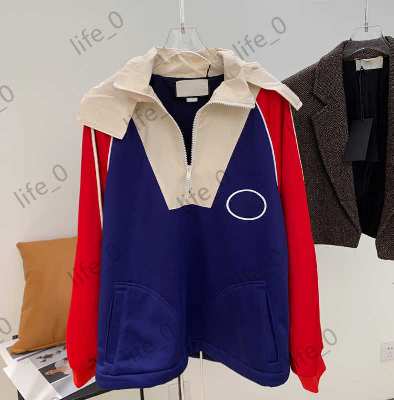 Fashion Designer Womens Sweatshirts Detachable Hat Colorblock Half Zip V-Neck Tracksuits Striped Long Sleeve Pocket Women Hoodies 1970, Extra shipping
Fashion Designer Womens Sweatshirts Detachable Hat Colorblock Half Zip V-Neck Tracksuits Striped Long Sleeve Pocket Women Hoodies 1970, Extra shipping