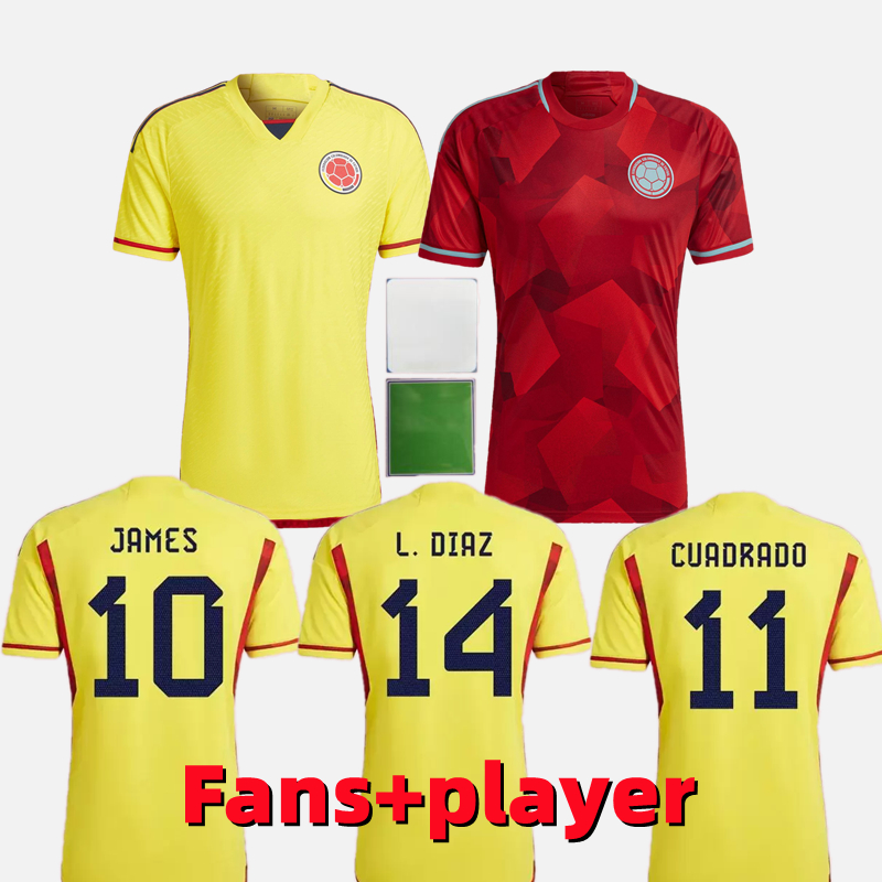 2022 Colombia Away Soccer Jerseys Fans Player FALCAO JAMES 22 23 home football shirt CUADRADO National Team men kids kit Camiseta de futbol maillot uniform, 2022 away+patch
2022 Colombia Away Soccer Jerseys Fans Player FALCAO JAMES 22 23 home football shirt CUADRADO National Team men kids kit Camiseta de futbol maillot uniform, 2022 away+patch