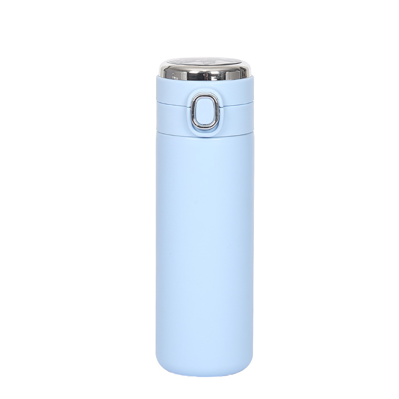 Smart Kids Stainless Steel Pea Thermos Tumbler Water Bottle Temperature Display Bounce Lid Vacuum Flask Coffee Cup Sublimation Bla2673542
