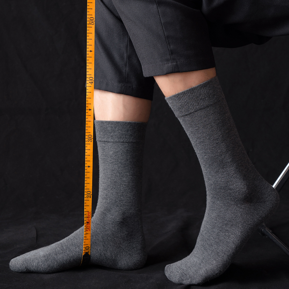 Men's Socks 5 Pairs Business Dress Breathable Winter Warm Cotton Long Male High Quality Happy Colorful For Man Gift 220923
