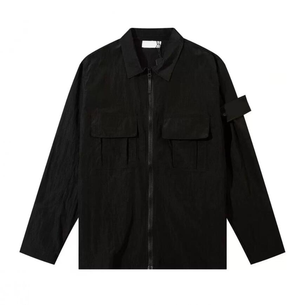 Jackets 23SS ISLAND Spring Compass Badge Sleeve Patched STONE Women Men Pocket Coat Streetwear Turn Down Collars Windbreaker 06
Jackets 23SS ISLAND Spring Compass Badge Sleeve Patched STONE Women Men Pocket Coat Streetwear Turn Down Collars Windbreaker 06