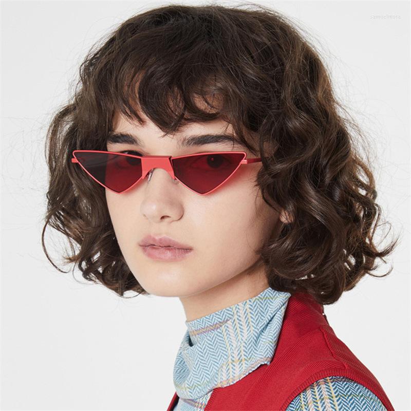 Sunglasses Women 2022 Vintage Retro Cateye Female Lady Fashionable Personality Colorful Triangle 
Sunglasses Women 2022 Vintage Retro Cateye Female Lady Fashionable Personality Colorful Triangle