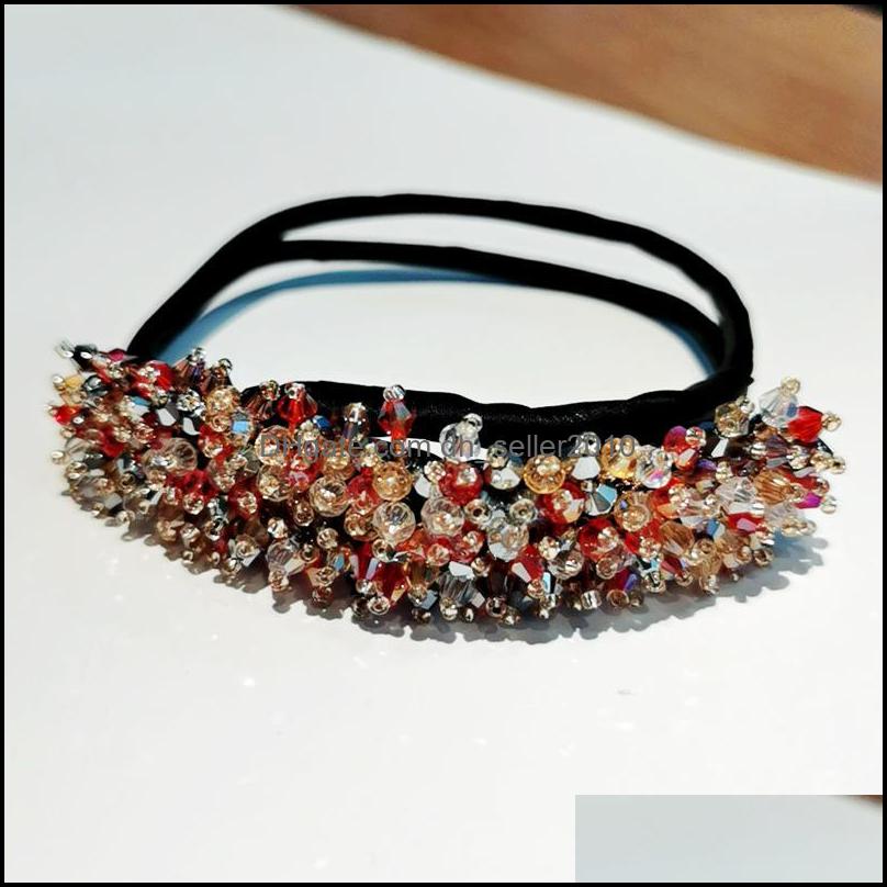 Hair Clips Barrettes Flower Meatball Head Hairpin Fluffy Simplicity Lazy Hairdresser Hair Clips Women Girl Rhinestone Hairwear Jewel Dhcw7