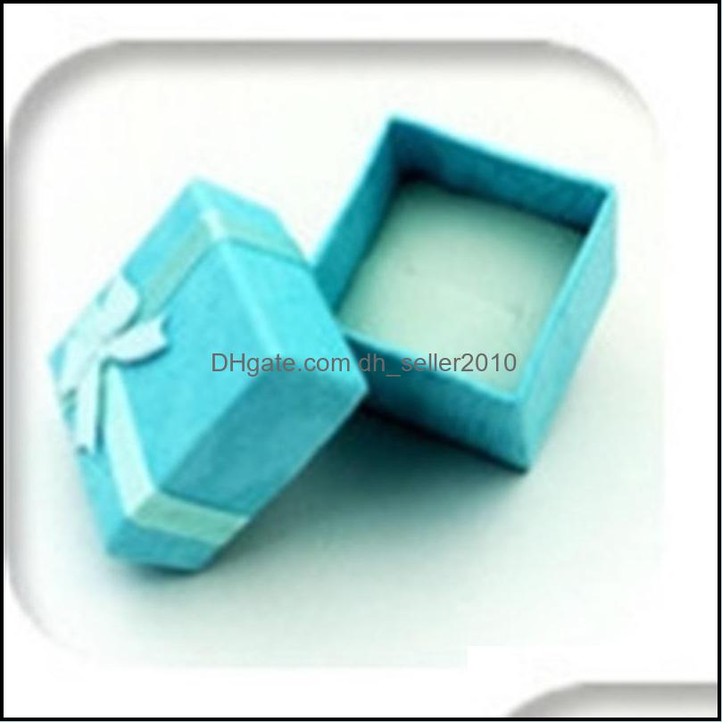 Jewelry Boxes 24Pcs Jewelry Gift Box For Ring Size 4Cm 1.6" X X3Cm 1.2" Mix Color 506 Q2 Drop Delivery 2021 Packaging Display Dhseller Dhzah