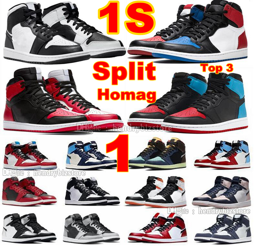 1S Split Homage To Home Basketball Shoes 1 Top3 UNC To Chicago Fearless Bordeaux Crimson Tint Sneakers Mens Dark Mocha Fragment Dr Scotts Light Smoke Grey Trainers, Color#18
1S Split Homage To Home Basketball Shoes 1 Top3 UNC To Chicago Fearless Bordeaux Crimson Tint Sneakers Mens Dark Mocha Fragment Dr Scotts Light Smoke Grey Trainers, Color#18