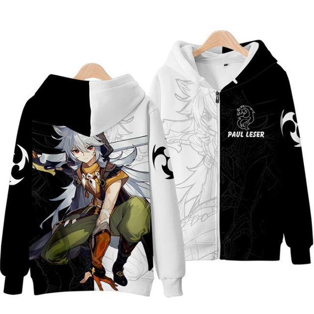 New Genshin Impact Morax 3D print spring/autumn Holiday passionate style Men/Womens Youthful Dress up Style kids hoodies