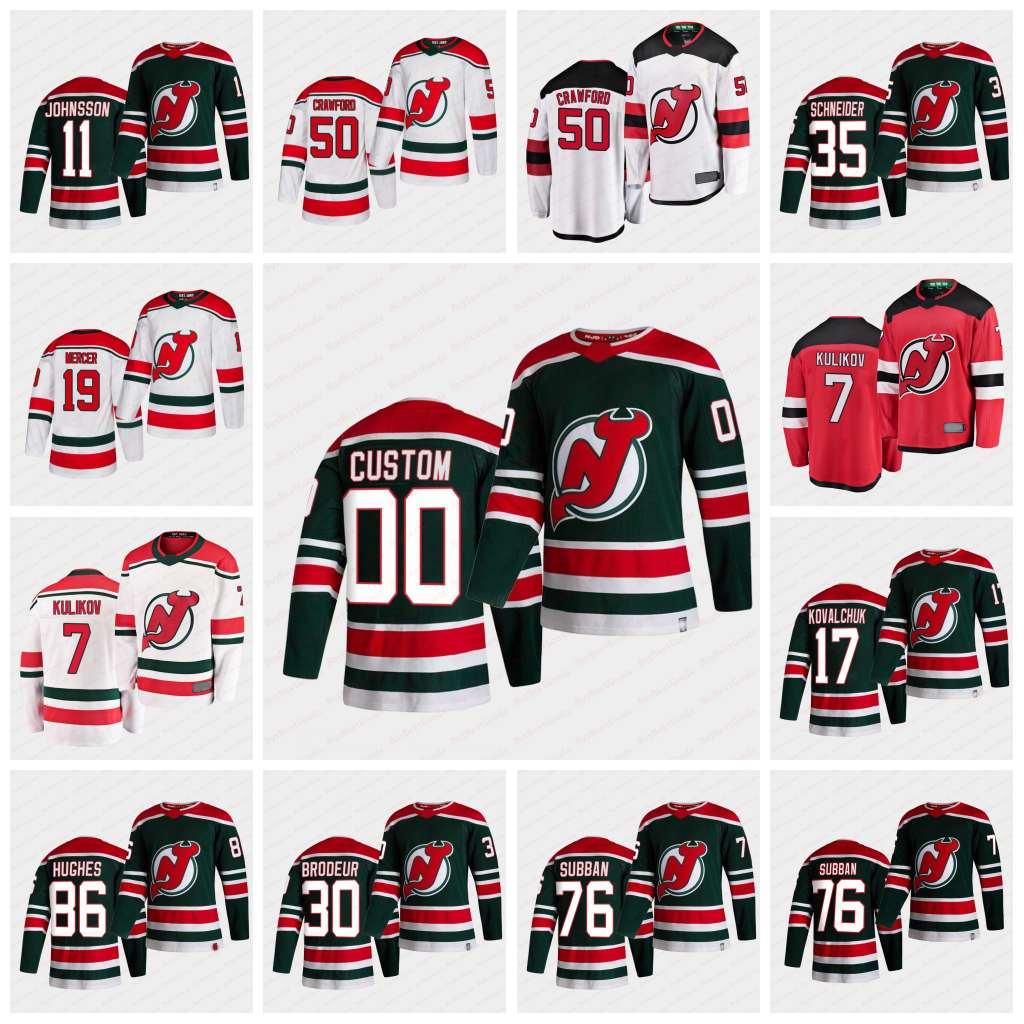 Hockey Jersey 2021 New Jersey Devils Reverse Retro jersey Jack Hughes Corey Crawford PK Subban Nico Hischier Wayne Simmonds Cory Schneider B, Any name any number
Hockey Jersey 2021 New Jersey Devils Reverse Retro jersey Jack Hughes Corey Crawford PK Subban Nico Hischier Wayne Simmonds Cory Schneider B, Any name any number
