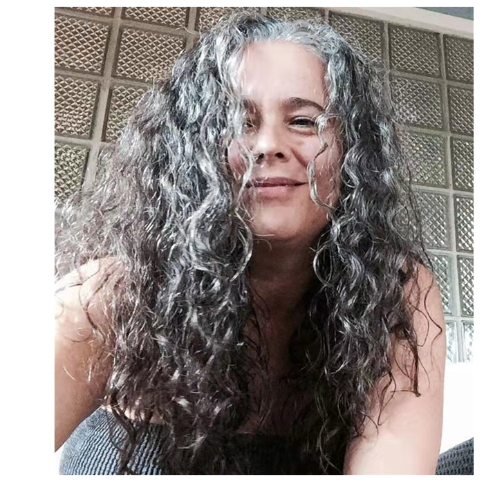 Fashion hot Long gray curly ponytail bun human hair Naturally silver grey kinky hairpiece with drawstring cliips