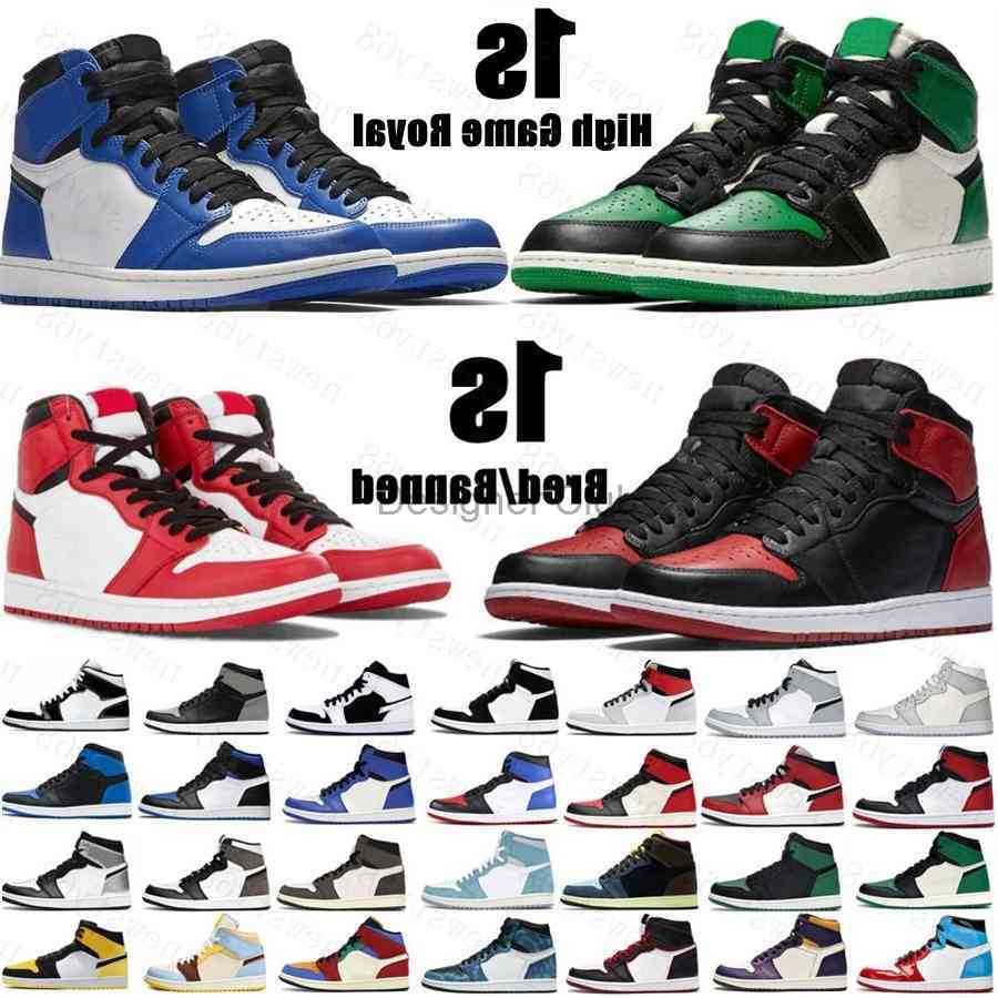 2020 1 high OG basketball shoes 1s Royal black Toe pine green black court purple white UNC Patent men women stylist sneakers trainers, Box
2020 1 high OG basketball shoes 1s Royal black Toe pine green black court purple white UNC Patent men women stylist sneakers trainers, Box