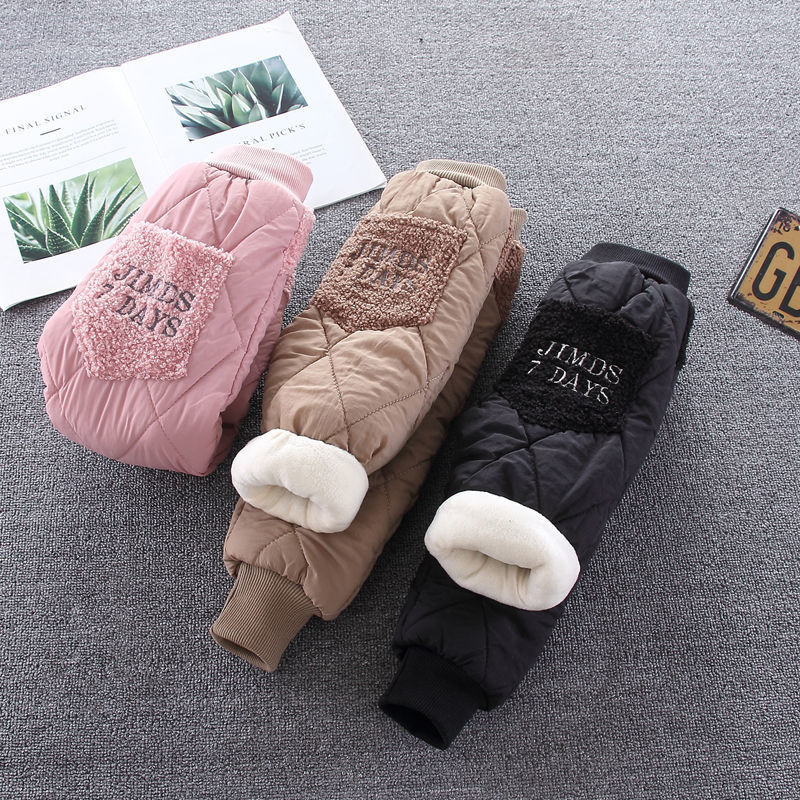 Jeans Baby Winter Girls Thicken Warm Pants For Teen Childrens Trousers Kids Mid Waist Skinny Leggings Fleece Clothes 16Y 220922