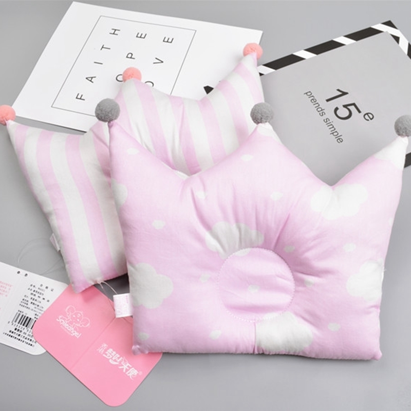 Pillows Baby Shaping Pillow Prevents Babies Flat Head Crown Cotton Bed born Child Room Decoration Accessories 0 24 Month 220924