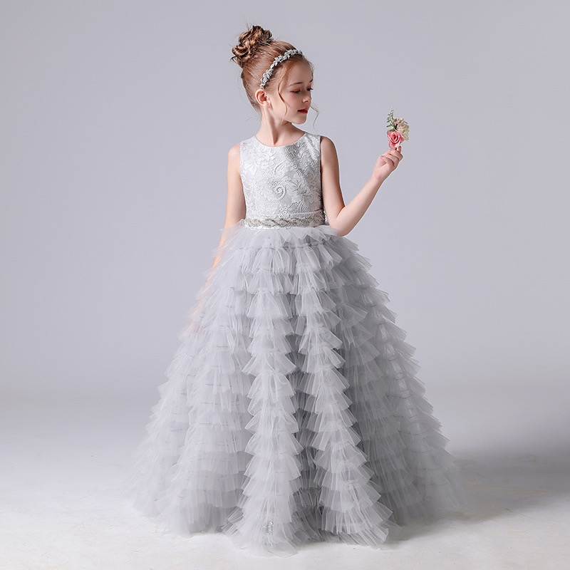Pink Ruffles Wer Girls Dresses For Weddings Baby Party Prom Photoshoot Girl Dress Long Tutu Birthday Gowns 403 6660311