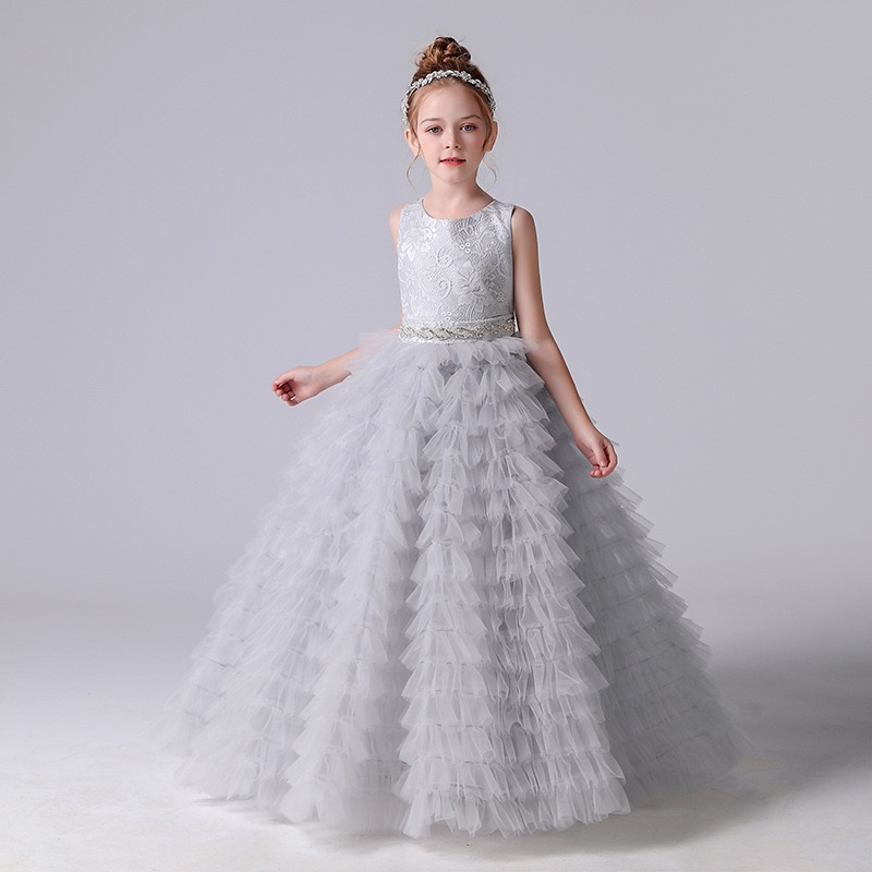Pink Ruffles Wer Girls Dresses For Weddings Baby Party Prom Photoshoot Girl Dress Long Tutu Birthday Gowns 403 6660311