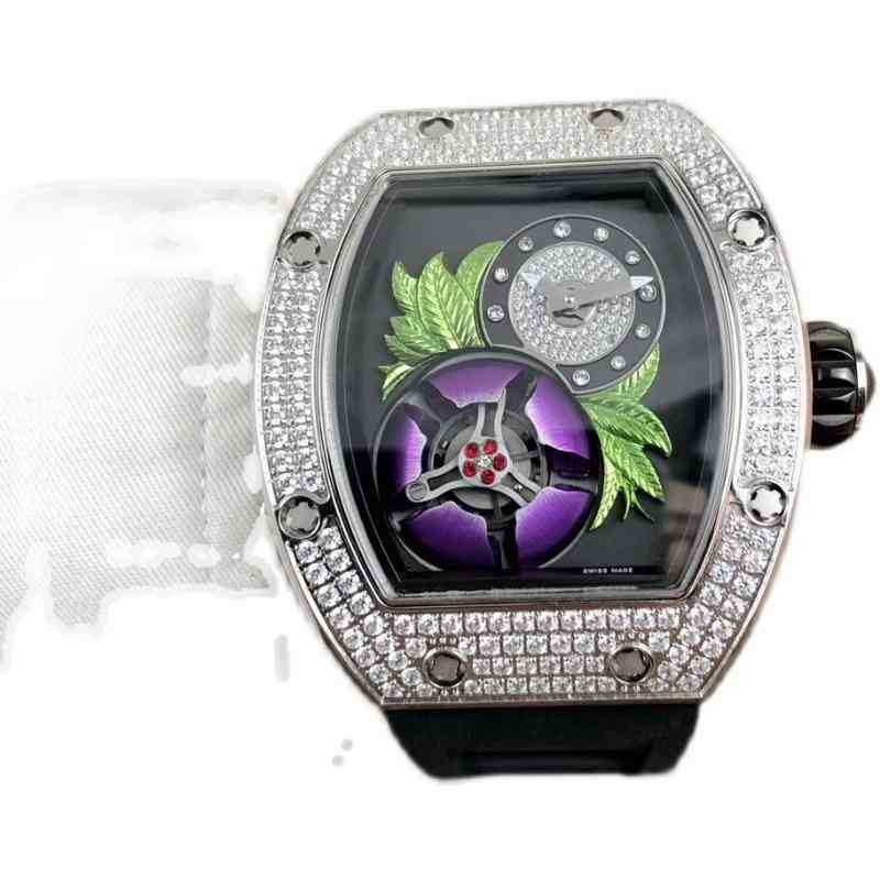 multi-function SUPERCLONE watches wristwatch Luxury richa milles designer men's diamond inlay is flash in the pan blossom fully automatic me, Black
multi-function SUPERCLONE watches wristwatch Luxury richa milles designer men's diamond inlay is flash in the pan blossom fully automatic me, Black