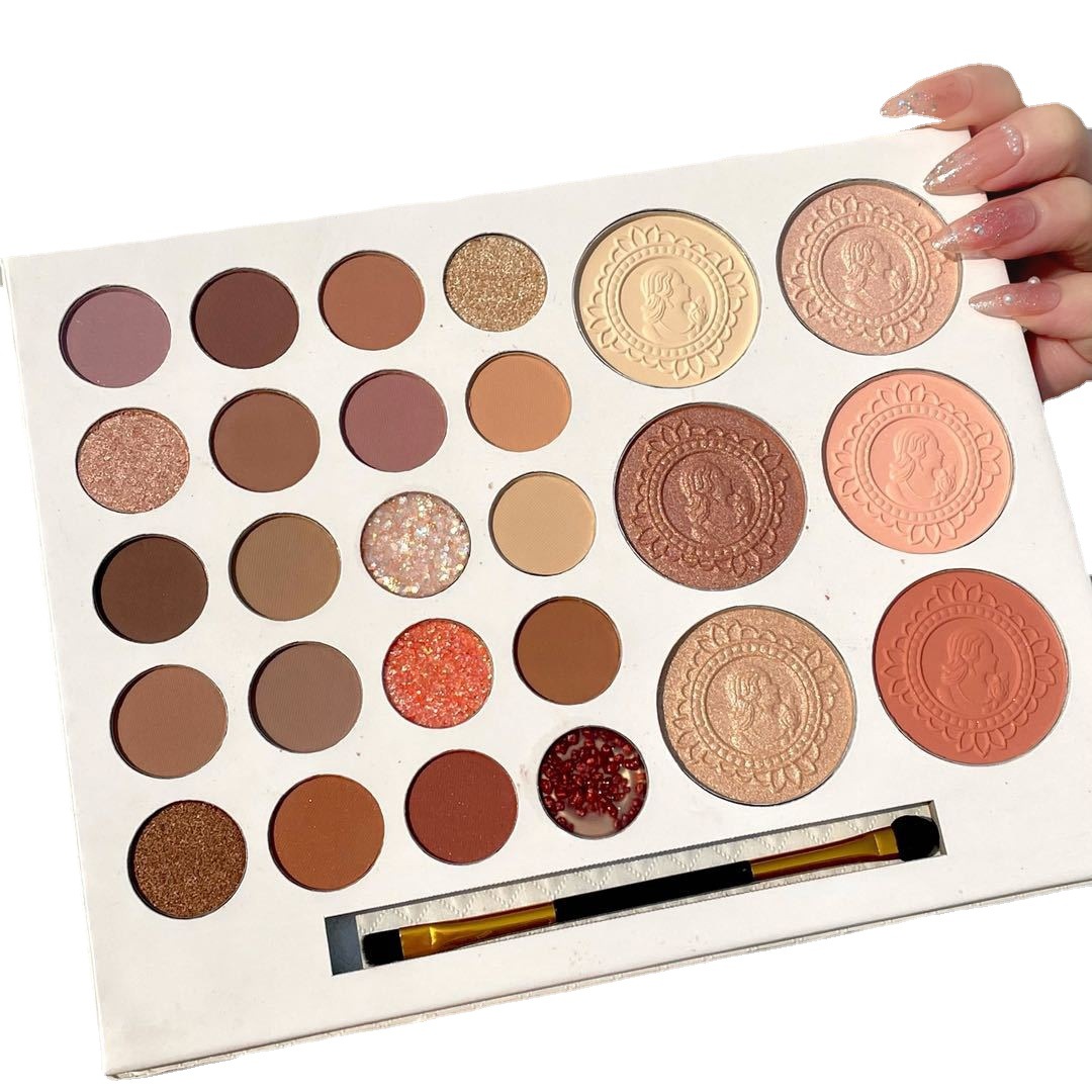 Pro Powder Eye Shadow Palette Matte Shimmer Glitter Pearls Highly Pigments Long-Wearing Eyeshadow Palette Vegan Makeup, Customize
Pro Powder Eye Shadow Palette Matte Shimmer Glitter Pearls Highly Pigments Long-Wearing Eyeshadow Palette Vegan Makeup, Customize