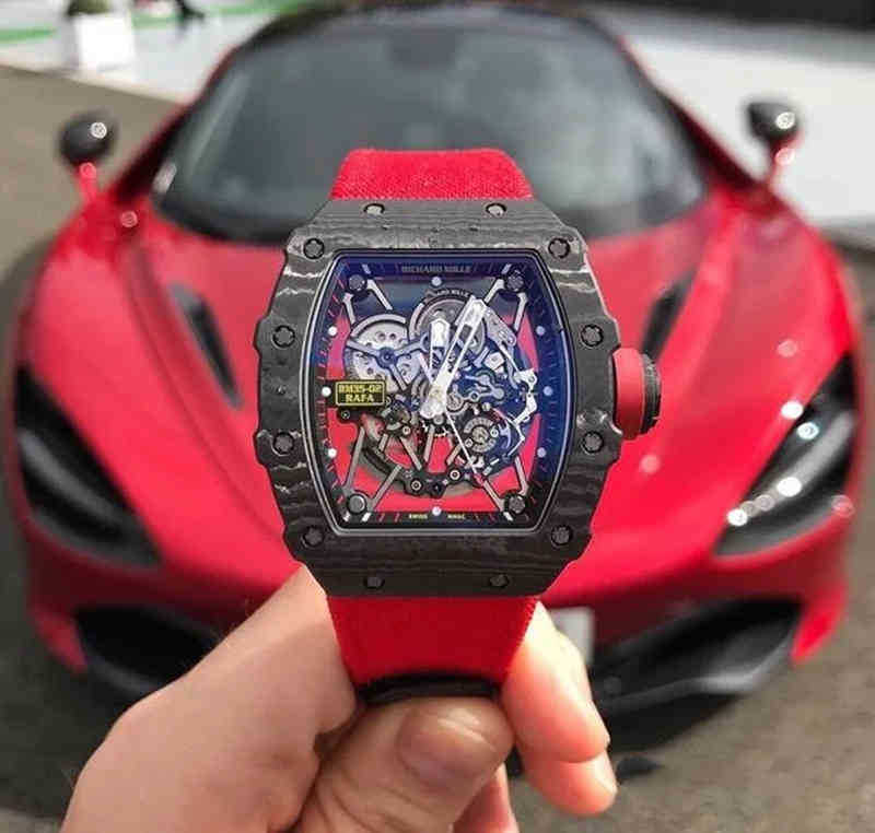 multi-function SUPERCLONE Watch designer Luxury Wristwatch Richa Milles Automatic Mechanical Hollow Out Carbon Fiber Rm35-02 Tape Ceramic Wi
multi-function SUPERCLONE Watch designer Luxury Wristwatch Richa Milles Automatic Mechanical Hollow Out Carbon Fiber Rm35-02 Tape Ceramic Wi
