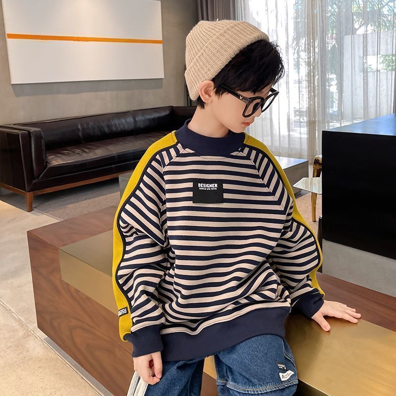 Pullover Children Sweatshirts For Boys Cotton Coat Long Sleeve Baby Boy Tops Kids Spring Fall Clothes 5 6 7 8 9 10 11 12 13 14 Years 220924