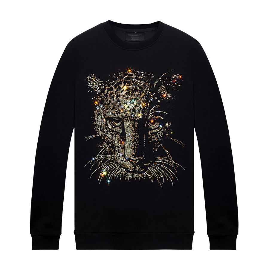 Mens Womens Rhinestone Long Sleeves Pullover Sweatshirts for Autumn Winter Crew Neck Tops Streetwear Casual Sweat Shirts Unisex Cotton Blend, 161
Mens Womens Rhinestone Long Sleeves Pullover Sweatshirts for Autumn Winter Crew Neck Tops Streetwear Casual Sweat Shirts Unisex Cotton Blend, 161