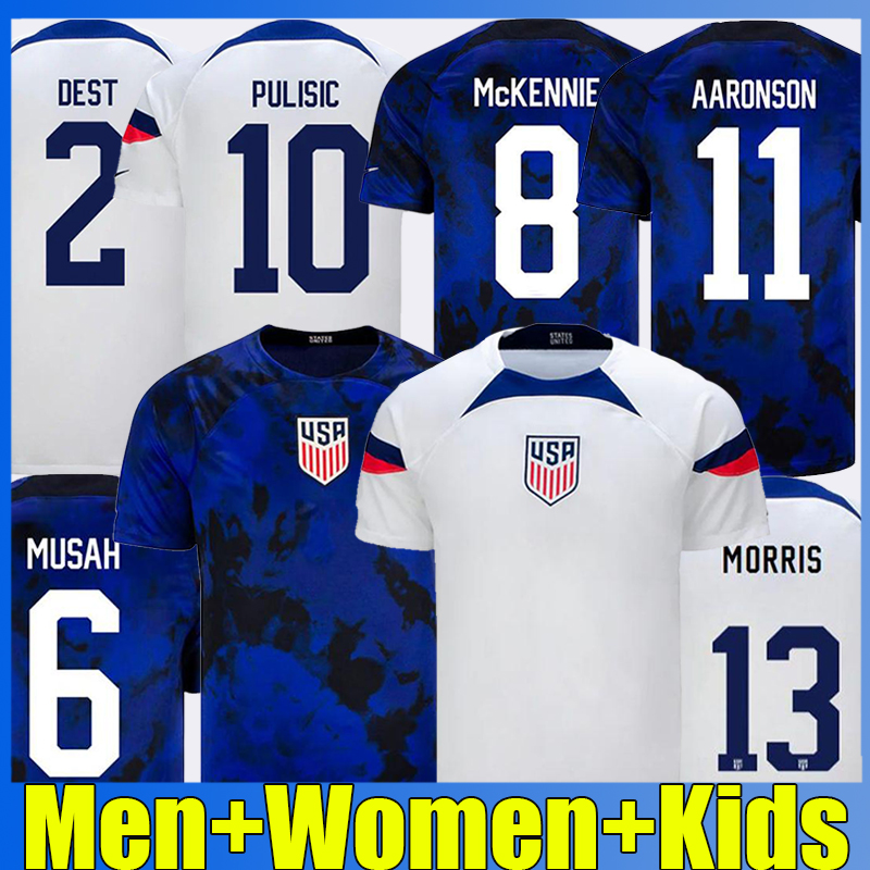 2022 PULISIC USAS soccer jerseys men kids kits united states 22/23 football shirt cups quality REYNA McKENNIE MORRIS DEST YEDLIN Llanez ADAMS HOME AWAY Women PUGH LONG, Aisaiebiya 21-22 home
2022 PULISIC USAS soccer jerseys men kids kits united states 22/23 football shirt cups quality REYNA McKENNIE MORRIS DEST YEDLIN Llanez ADAMS HOME AWAY Women PUGH LONG, Aisaiebiya 21-22 home