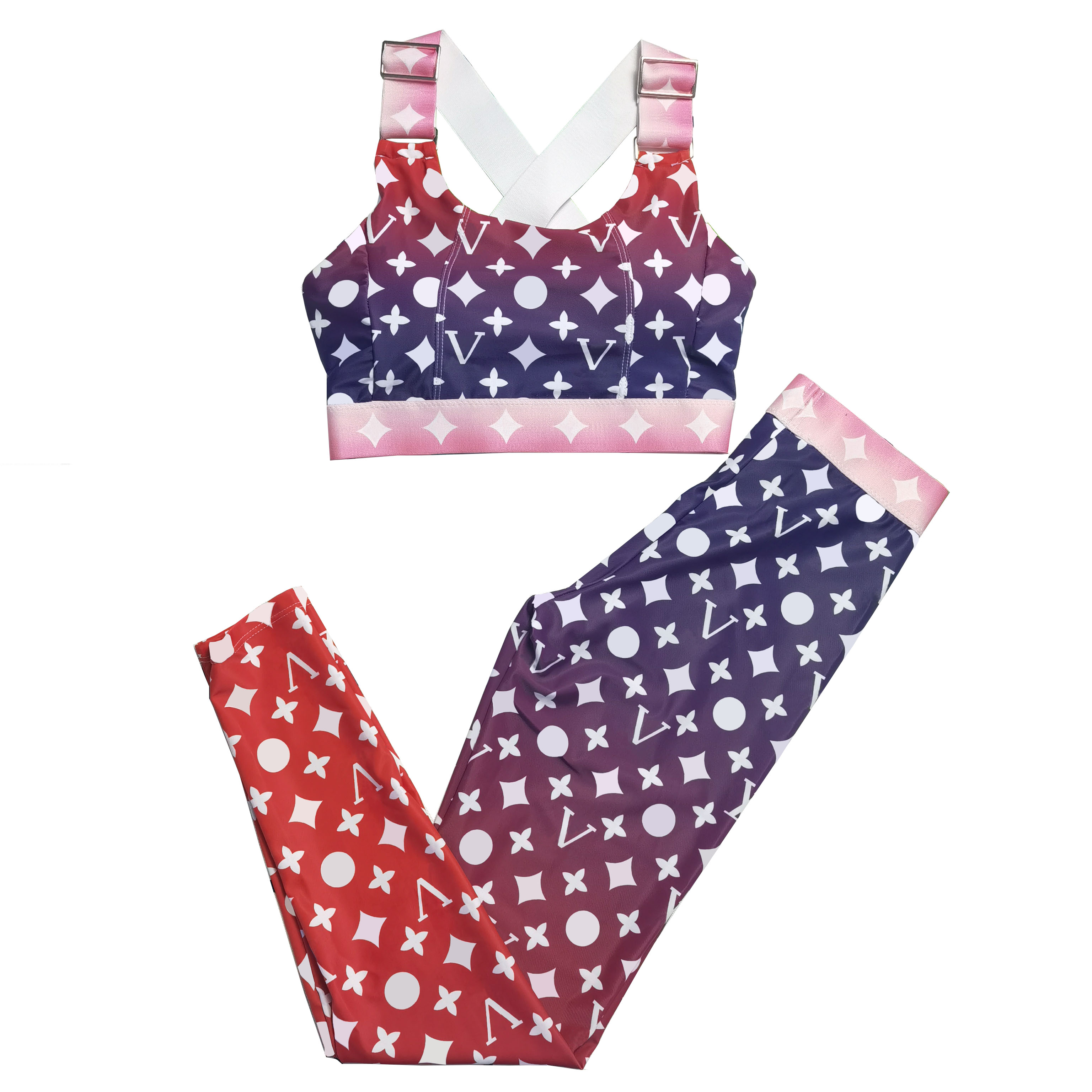 Women Tracksuits Sportswear D letter Yoga Set Vest Fitness Suit Print Workout Clothes Gym Set Wear Sports Outfit, 03
Women Tracksuits Sportswear D letter Yoga Set Vest Fitness Suit Print Workout Clothes Gym Set Wear Sports Outfit, 03