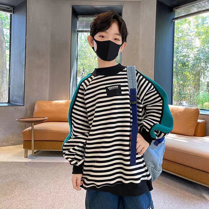 Pullover Children Sweatshirts For Boys Cotton Coat Long Sleeve Baby Boy Tops Kids Spring Fall Clothes 5 6 7 8 9 10 11 12 13 14 Years 220924