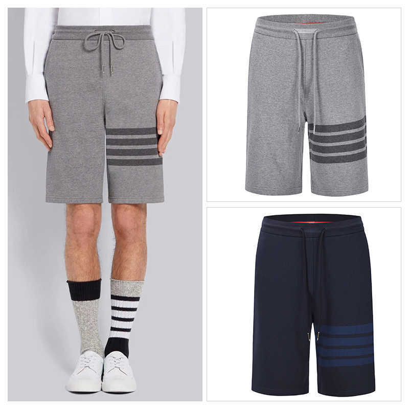 New Tb Thom Shorts Summer 100%cotton Women' Oversized Hot Pants High Quality Knee Length Sport Striped 4-bar Short Trousers, Blue
New Tb Thom Shorts Summer 100%cotton Women' Oversized Hot Pants High Quality Knee Length Sport Striped 4-bar Short Trousers, Blue