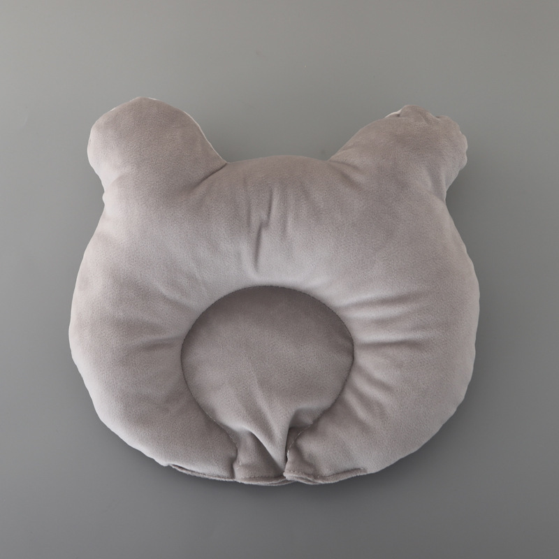 Pillows born Baby U Shaped Cotton Bear Eccentric Head Correction Shaping Children Beddings Bed Products 220924