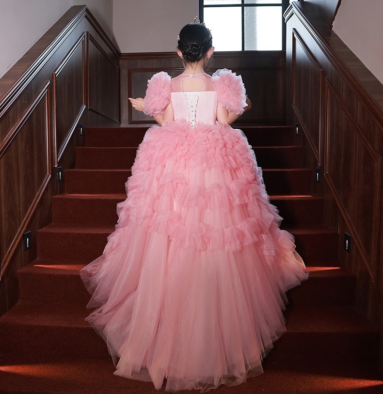Vintage Krikor Jabotian Flower Girl Dress For Weddings Pretty Tiered Kids First Communion gowns Lovely Little baby Pageant Dress 2023