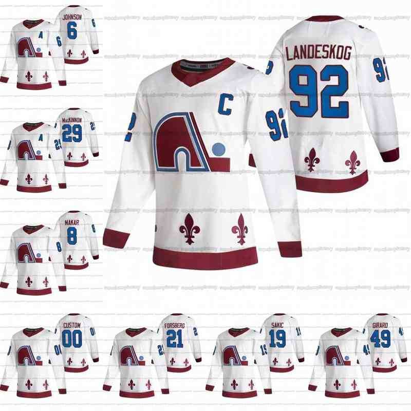 Custom Colorado Avalanche Reverse Retro Jersey Nathan MacKinnon Gabriel Landeskog Joe Sakic Arik Johnson Cale Makar Matt Calvert Samuel, Women 2021 reverse retro
Custom Colorado Avalanche Reverse Retro Jersey Nathan MacKinnon Gabriel Landeskog Joe Sakic Arik Johnson Cale Makar Matt Calvert Samuel, Women 2021 reverse retro
