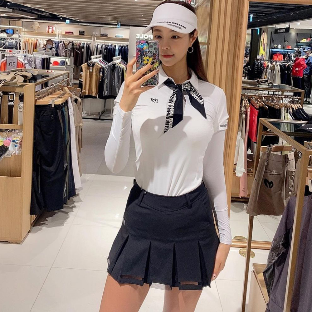Golf T-Shirts Shirts Ladies Fashion Polo Shirt Ice Silk Sleevee Elastic Soft Touch Summer/Spring Outdoor Sports Top 220923