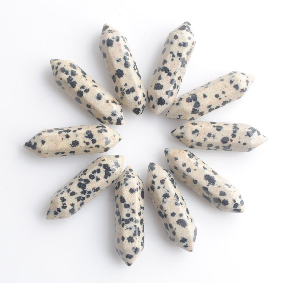 Wholesale Loose Gemstones Hexagonal Healing Pointed Reiki Chakra Natural Jasper stone 30x8mm No Drilling Hole Pendant Beads U3315
Wholesale Loose Gemstones Hexagonal Healing Pointed Reiki Chakra Natural Jasper stone 30x8mm No Drilling Hole Pendant Beads U3315